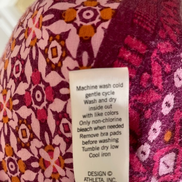 Athleta Rio Maxi Racerback Dress | Raspberry Persia | XS - Picture 7 of 8